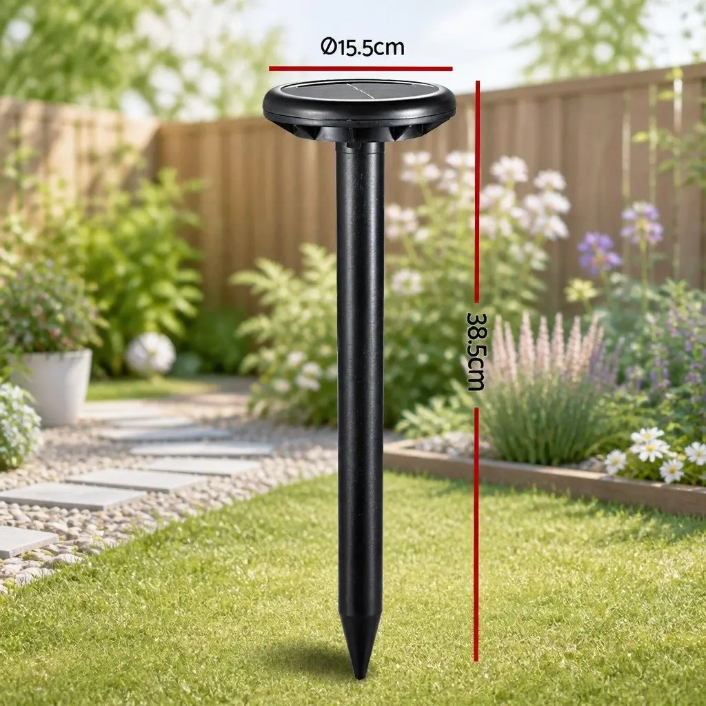 Snake Repeller Solar Powered Ultrasonic 4 Pack Pest Control Garden Yard Farm