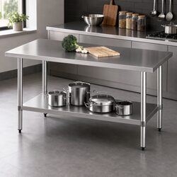 Commercial Grade Stainless Steel Prep Table 1524x762mm