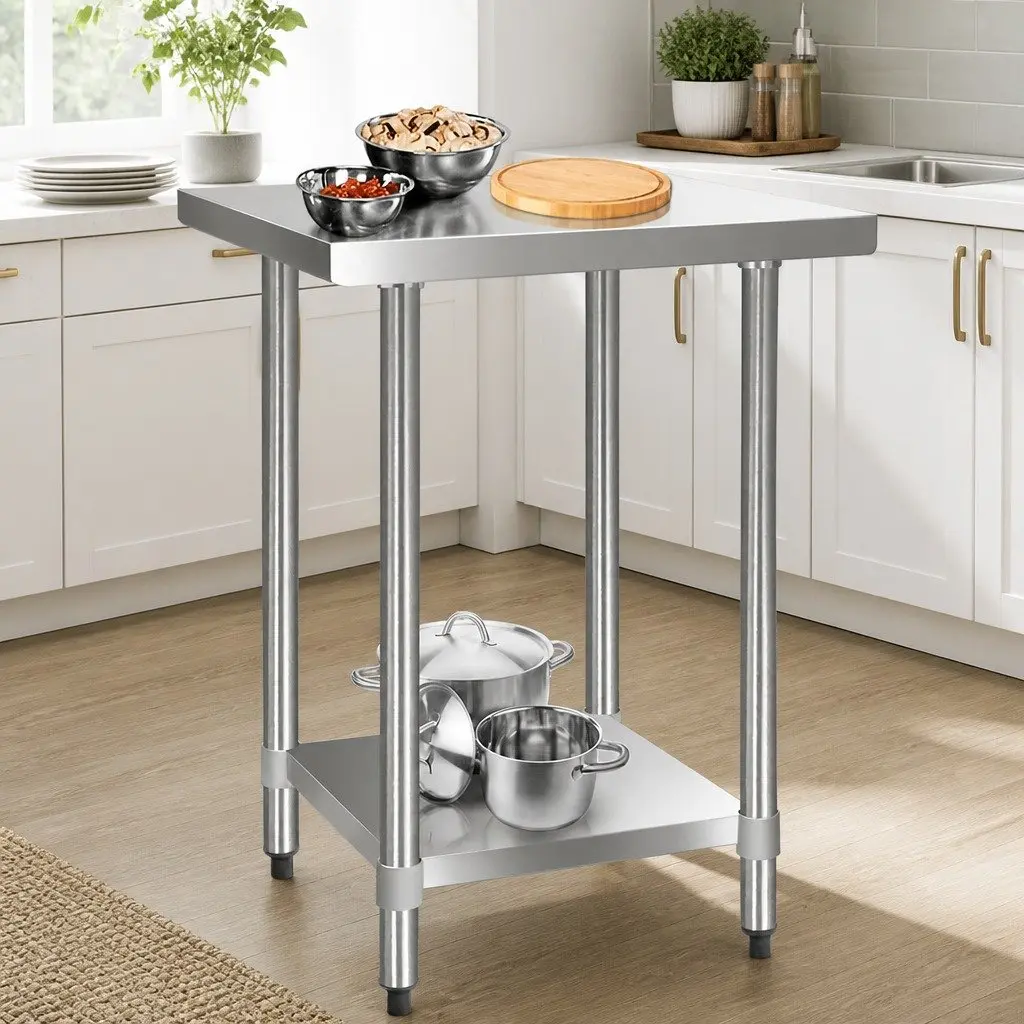 Commercial Grade Stainless Steel Prep Table 610x610mm