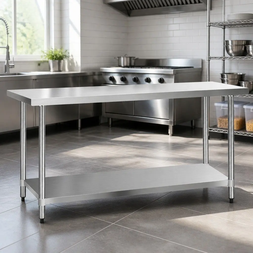 Stainless Steel Kitchen Work Bench 1829x610mm