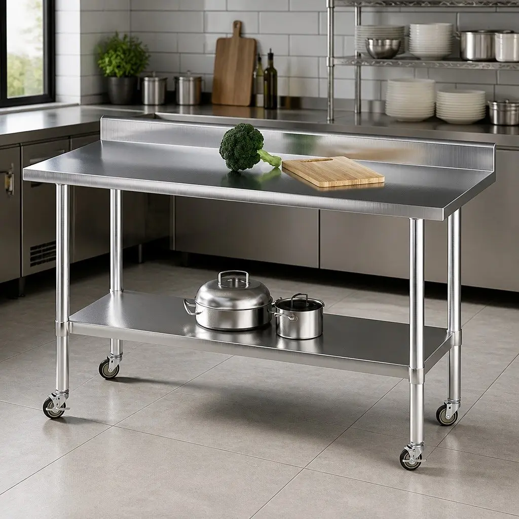 Stainless Steel Kitchen Work Bench 1500x600mm