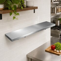 Durable Stainless Steel Wall Shelf for Kitchen Storage 1200x300mm