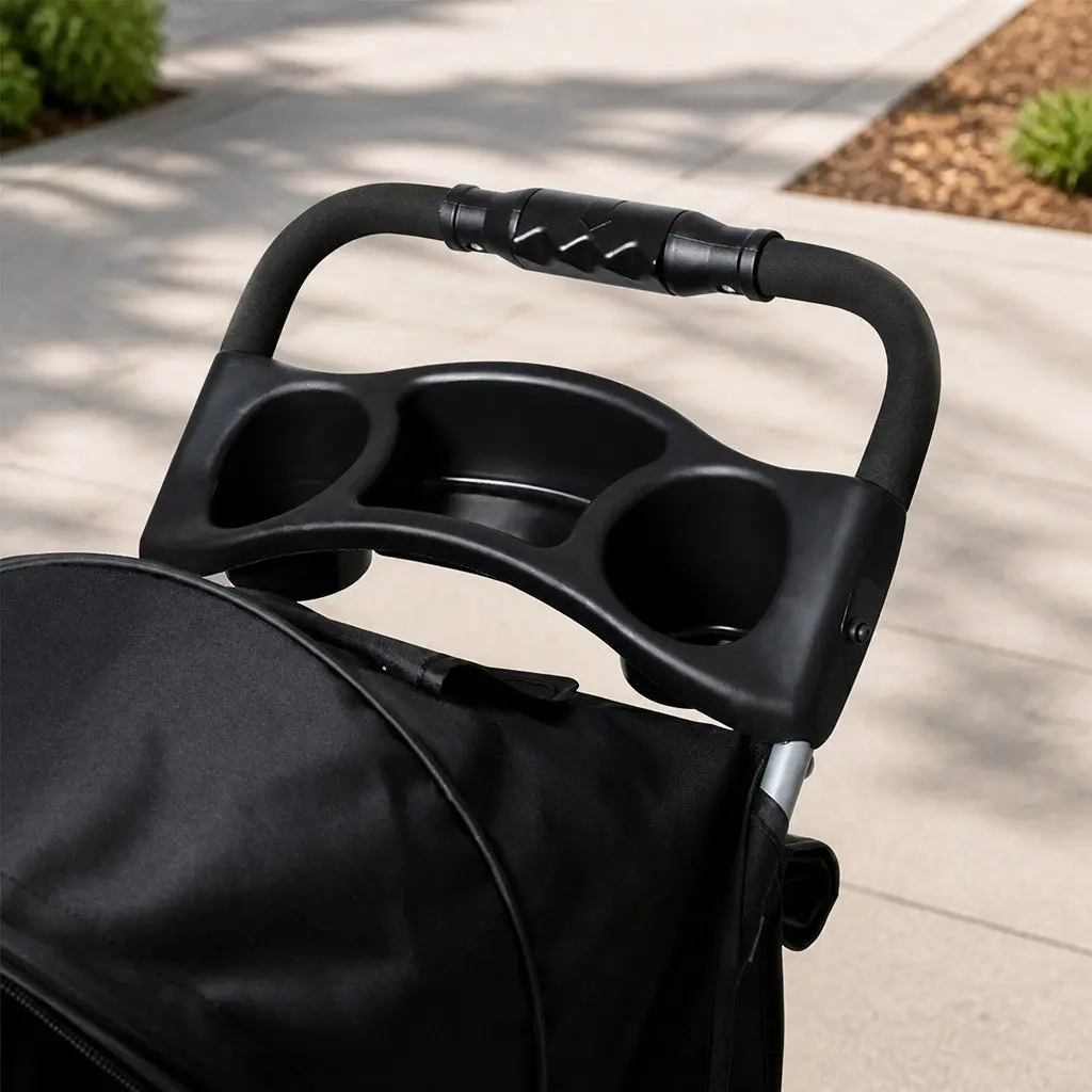 4-Wheel Pet Stroller for Dogs and Cats
