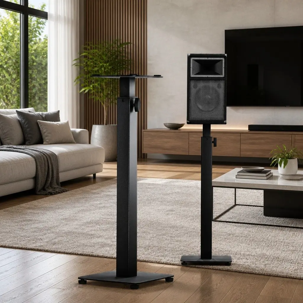 Adjustable Speaker Stand for Surround Audio 70-117cm