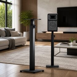 Durable Adjustable Speaker Stand for Surround Audio 70-117cm
