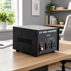 Step Down Transformer 200W 240V to 110V AC Voltage Converter Portable