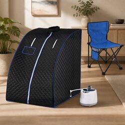 Premium Portable Steam Sauna Tent with 1000W Steamer