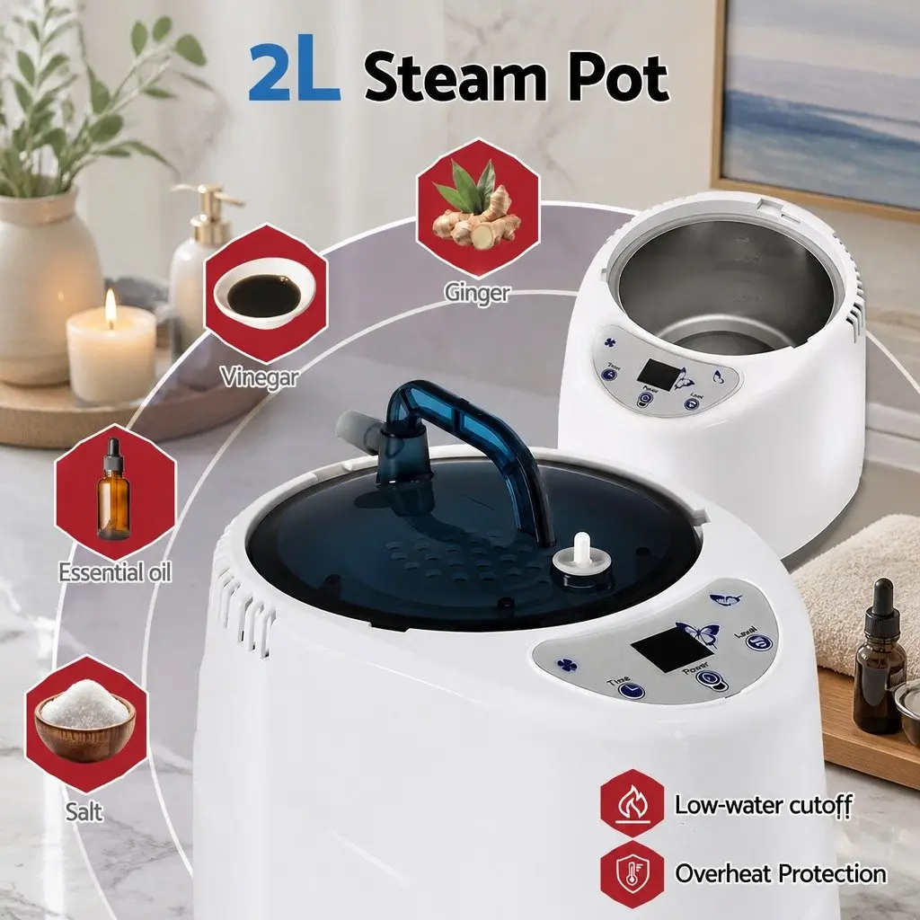 Portable Steam Sauna Tent with 1000W Steamer