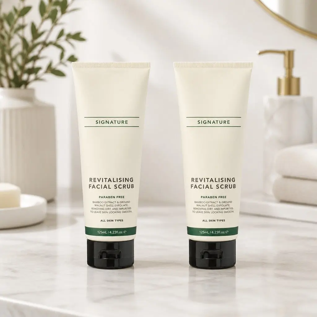 Revitalising Facial Scrub Exfoliator 125mL x2 Pack Normal Dry Sensitive Skin