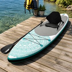 Durable 10.6ft Inflatable Stand Up Paddle Board - Green