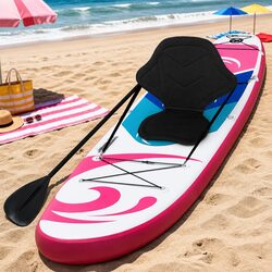 11ft Inflatable SUP Surfboard in Pink with Paddle & Pump