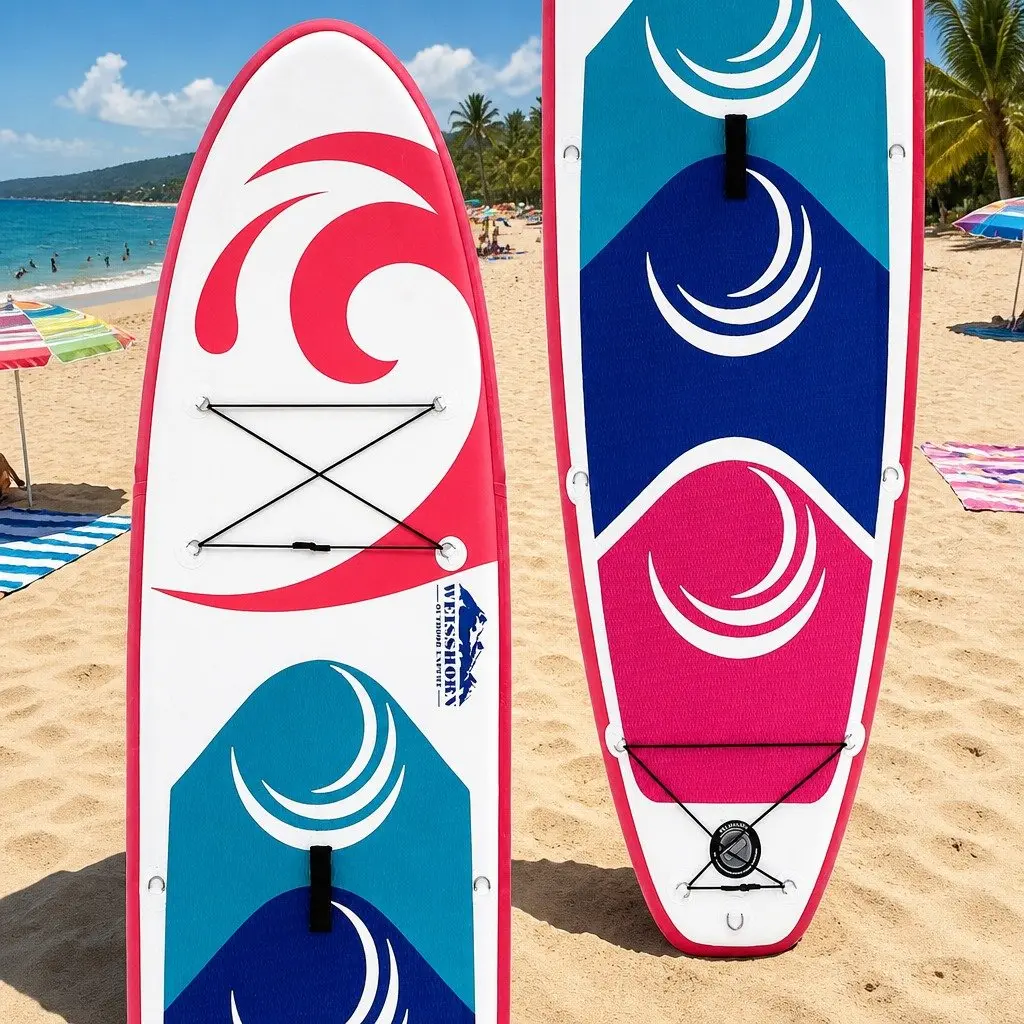 Stand Up Paddle Board Inflatable 11ft Drop-Stitch Core Pink