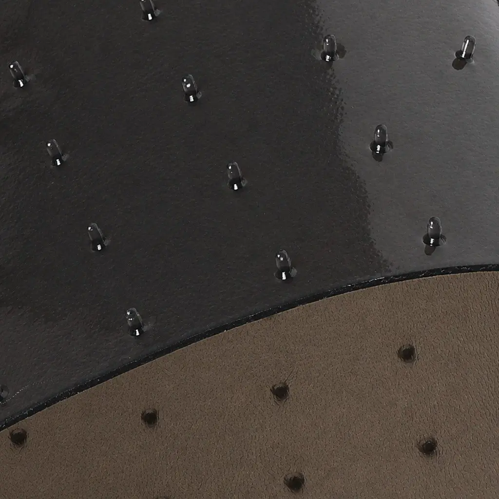 Black PVC Chair Mat with Gripper Backing