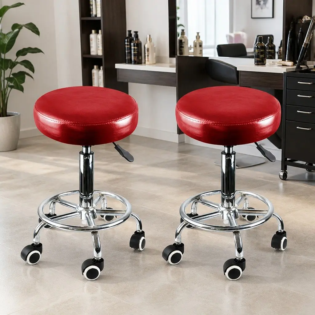 Swivel Salon Stool with Gas Lift Adjustment