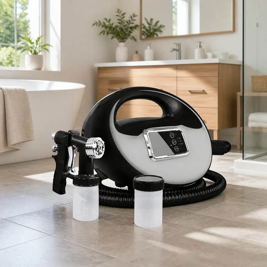 Spray Tan Machine 700W HVLP Black Home Tanning Equipment