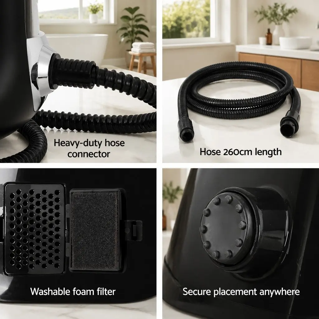 Spray Tan Machine 700W HVLP Black Home Tanning Equipment
