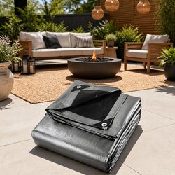 Durable Heavy Duty Poly Tarp 3.6x4.8m for Outdoor Use