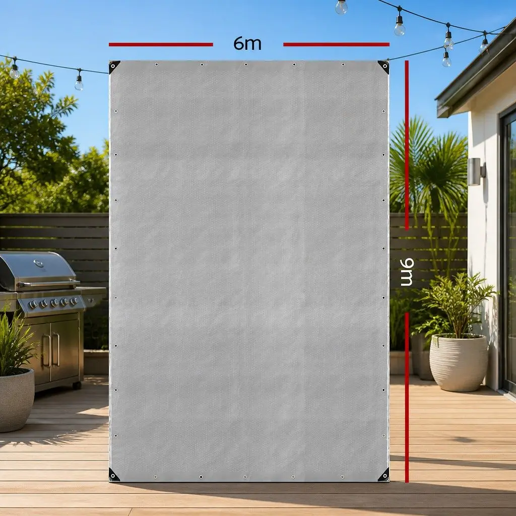 6x9m Heavy Duty Poly Tarp for Outdoor Use