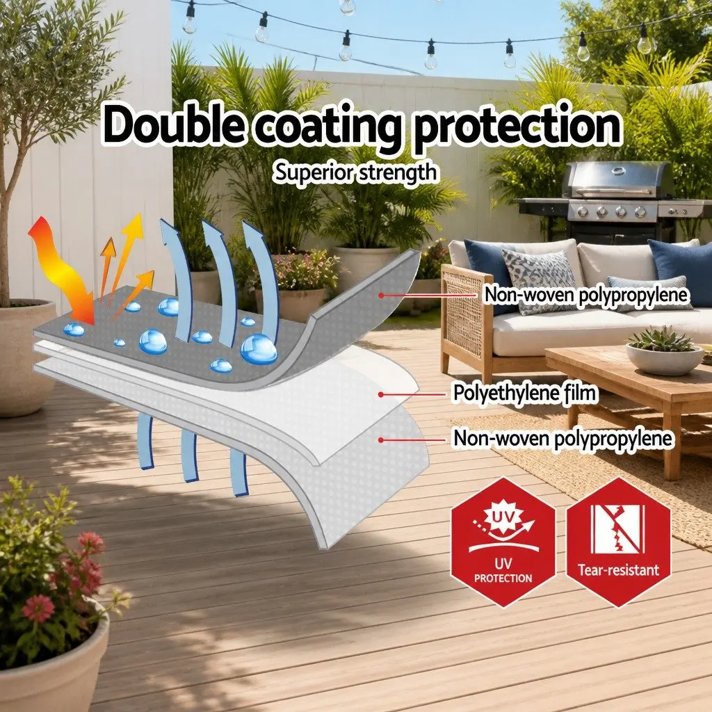 6x9m Heavy Duty Poly Tarp for Outdoor Use