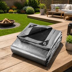 Heavy Duty Waterproof Poly Tarp 9x12m for Outdoor Use
