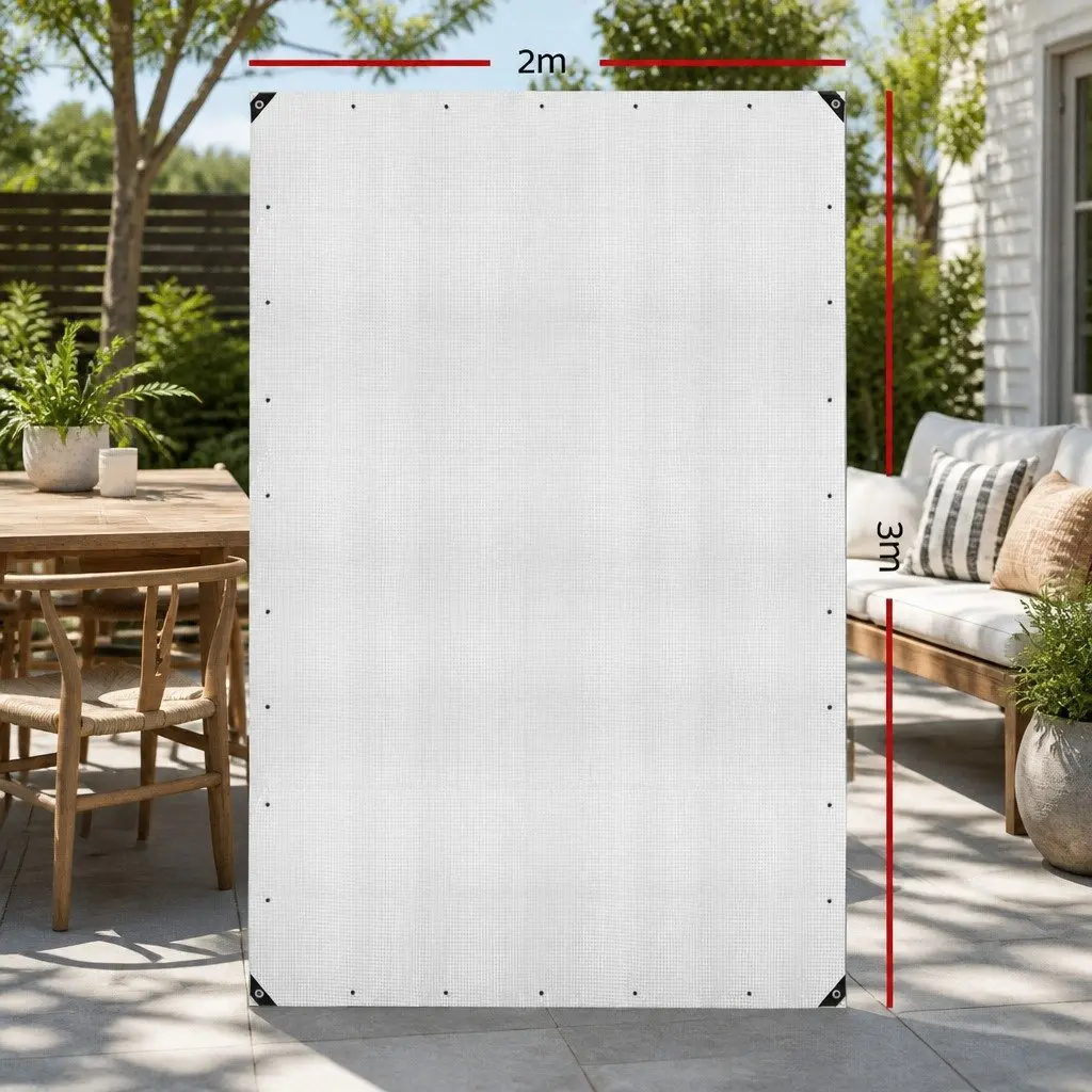 Poly Tarp PE 2x3m Clear Waterproof Heavy Duty UV Resistant
