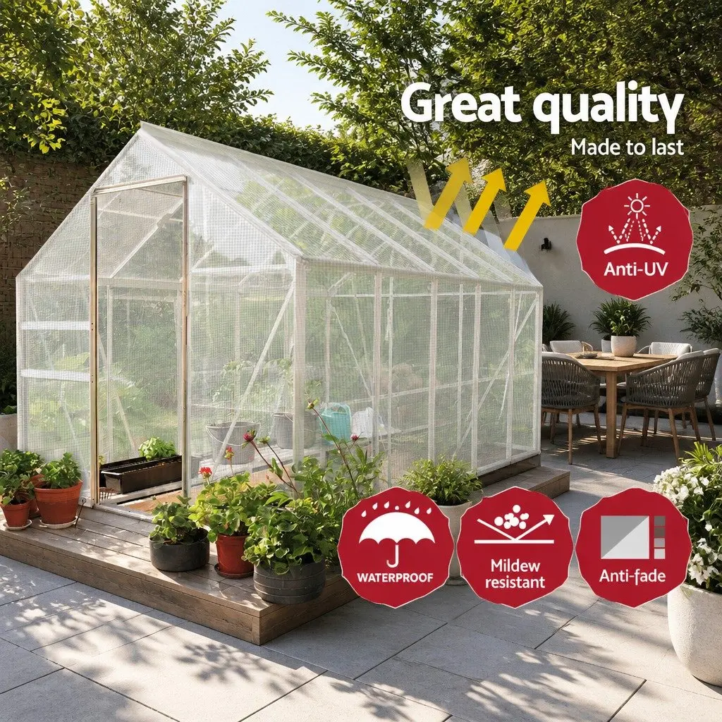 Poly Tarp PE 2x3m Clear Waterproof Heavy Duty UV Resistant