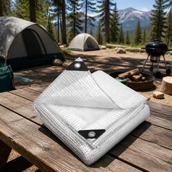 Heavy Duty Clear Waterproof Poly Tarp 3x4m