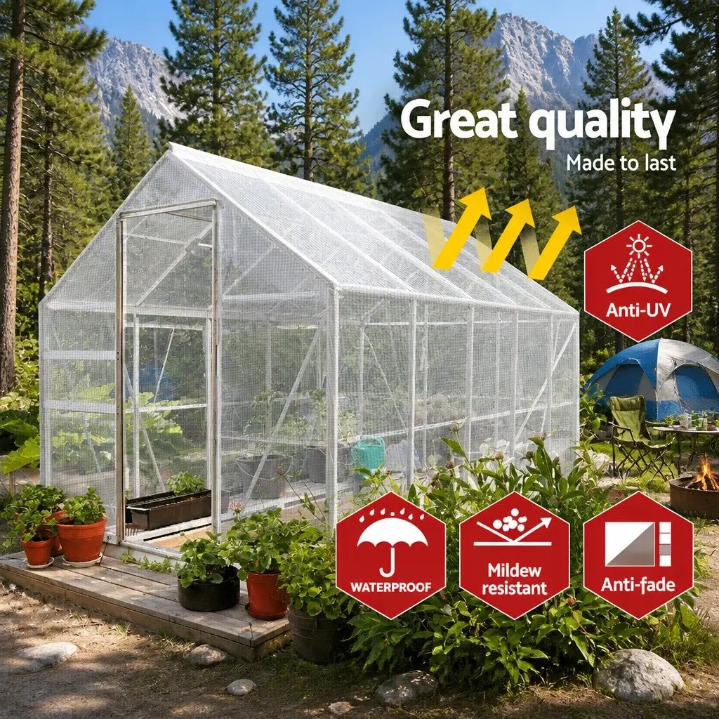 Heavy Duty Clear Waterproof Poly Tarp 3x4m