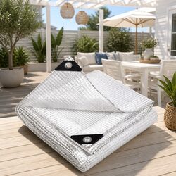 Clear Poly Tarp 4x6m Heavy Duty Waterproof Camping Caravan Cover Outdoor
