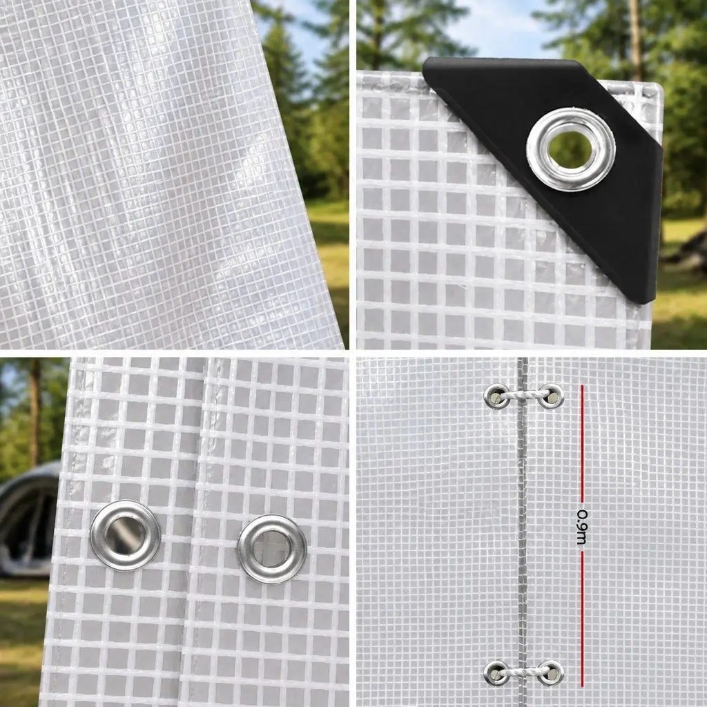 Poly Tarp PE 4x7m Clear Heavy Duty Waterproof