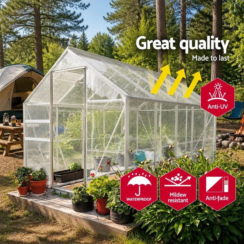 Poly Tarp PE 4x7m Clear Heavy Duty Waterproof
