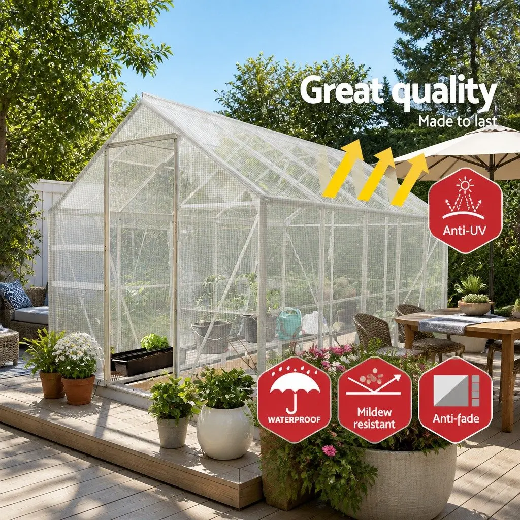 Poly Tarp PE 5x10m Heavy Duty Waterproof Cover UV Resistant