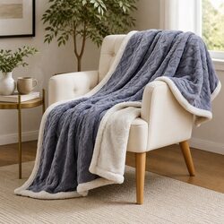 Exceptional Double-Sided Fleece Throw Blanket 152x203cm