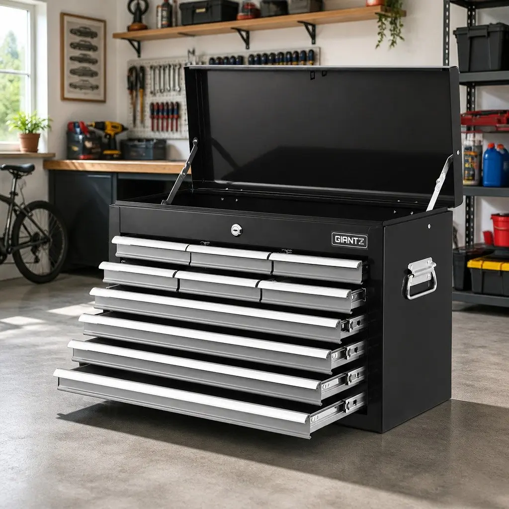 10 Drawer Tool Box Chest for Workshop Organization
