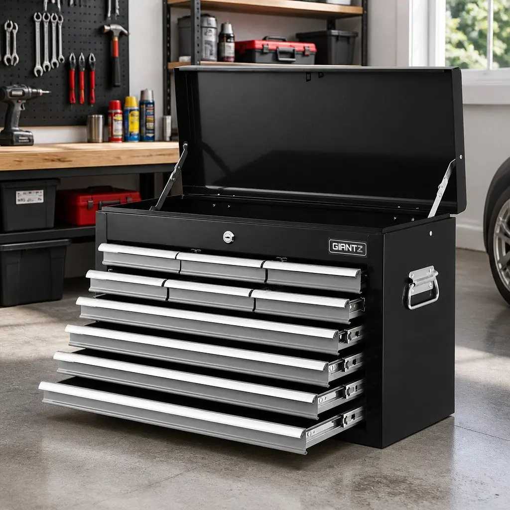 10 Drawer Tool Box Chest for Workshop Organization