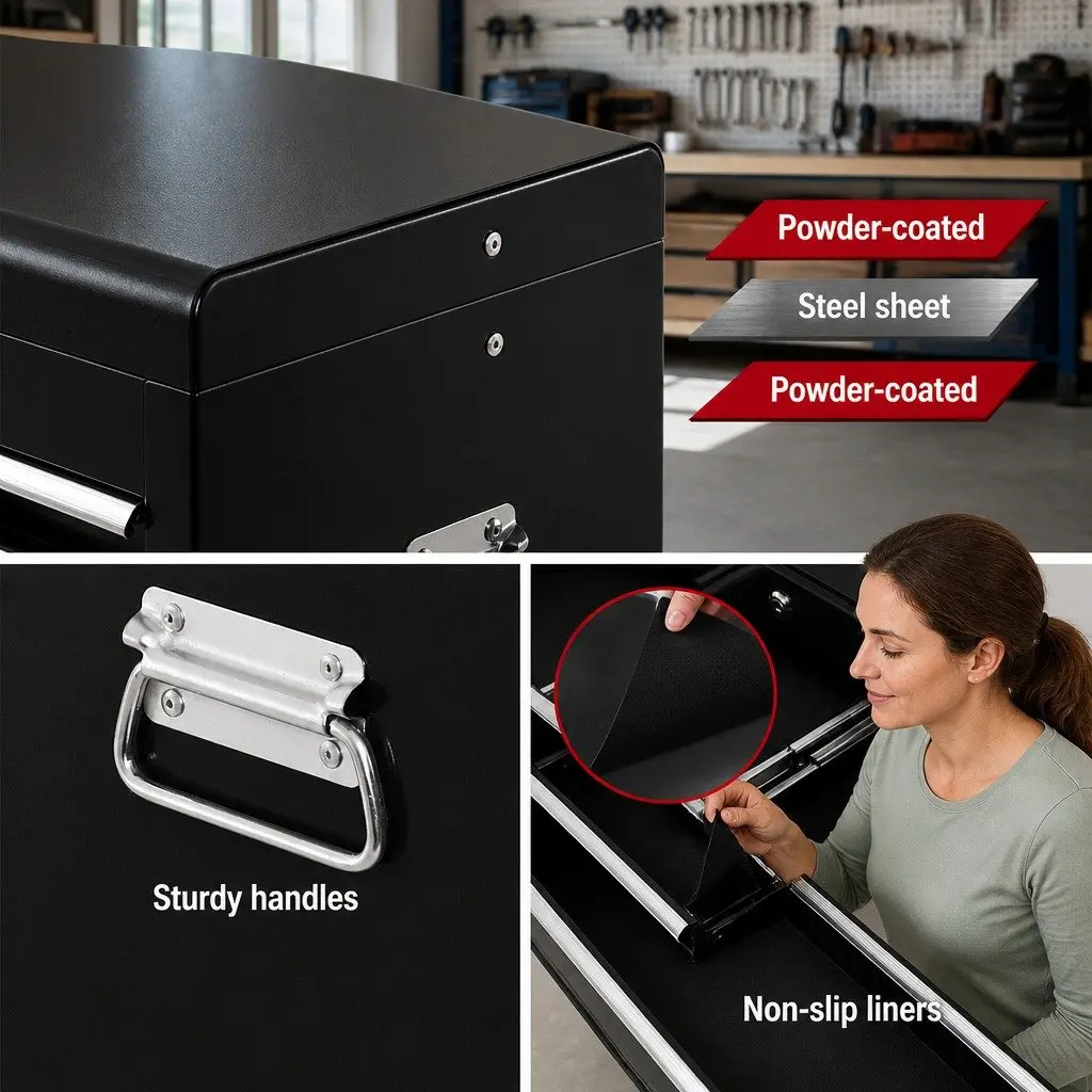 10 Drawer Tool Chest for Garage Storage