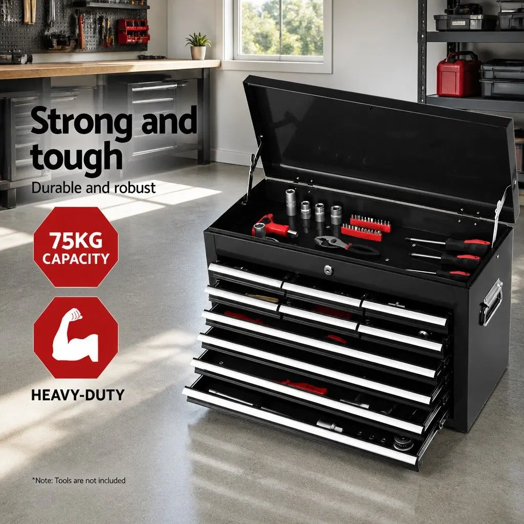 10 Drawer Tool Chest for Garage Storage