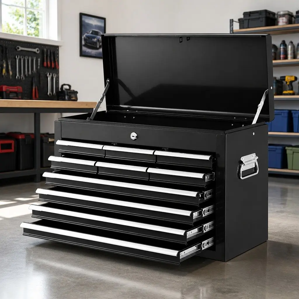 10 Drawer Tool Chest for Garage Storage
