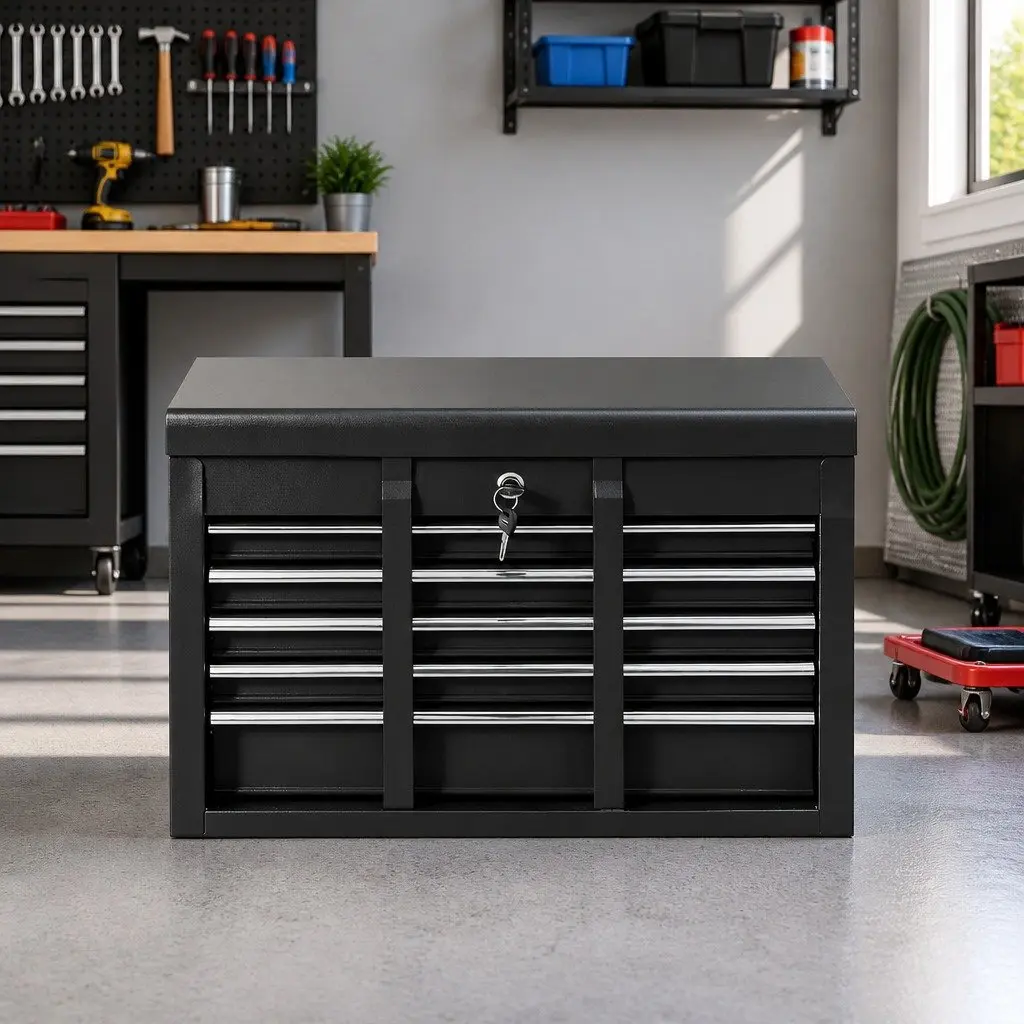 Tool Chest Steel 60cm Black 5 Drawer
