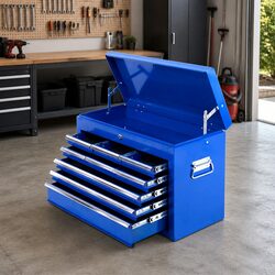 Blue Steel 9 Drawer Tool Storage Cabinet for Workshop