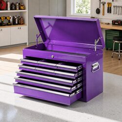 Heavy Duty 9-Drawer Tool Chest in Purple