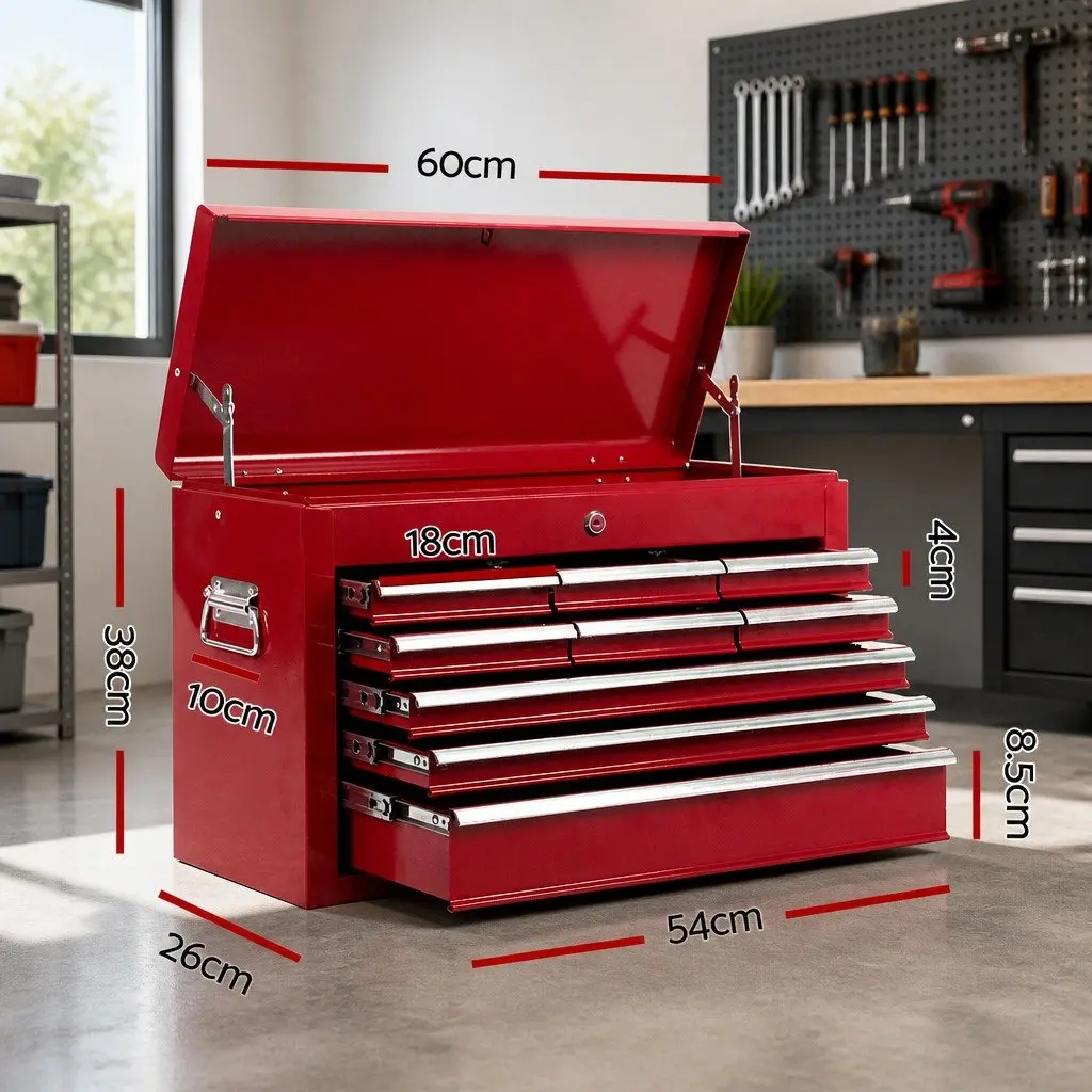 9 Drawer Tool Box Cabinet for Organizing Tools