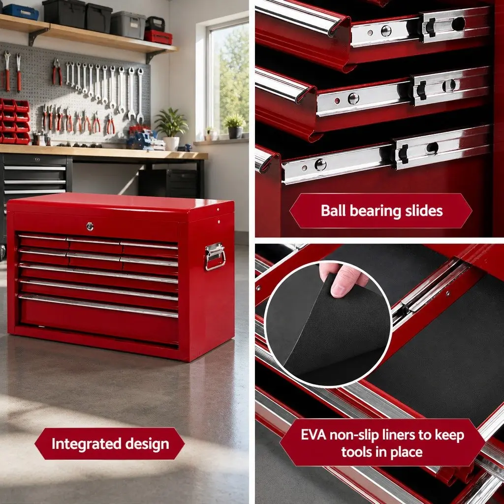 9 Drawer Tool Box Cabinet for Organizing Tools