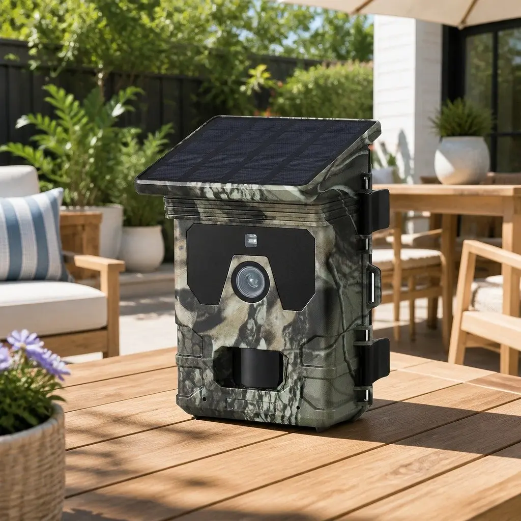 Trail Camera ABS 10cm x 6cm x 14cm Camouflage Green 4K 50MP Wildlife Monitoring PIR Motion Detection Infrared