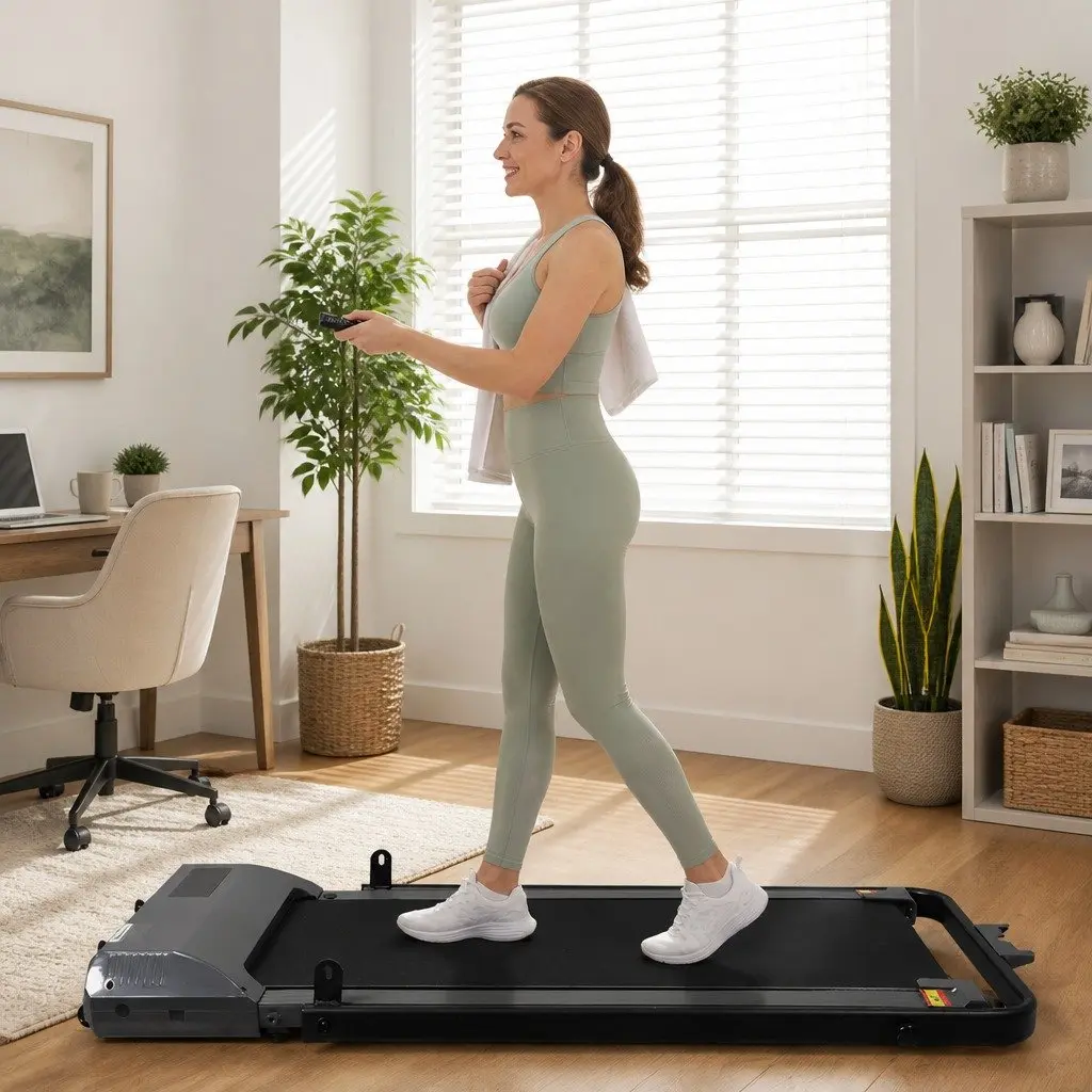 Walking Treadmill with LED Display for Home Office