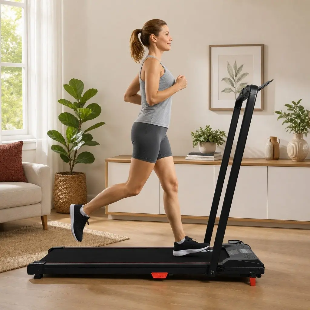 Foldable Walking Treadmill with LED Display