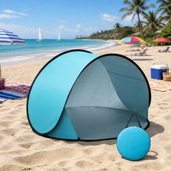 Durable 3-Person Pop Up Beach Tent for Outdoor Fun