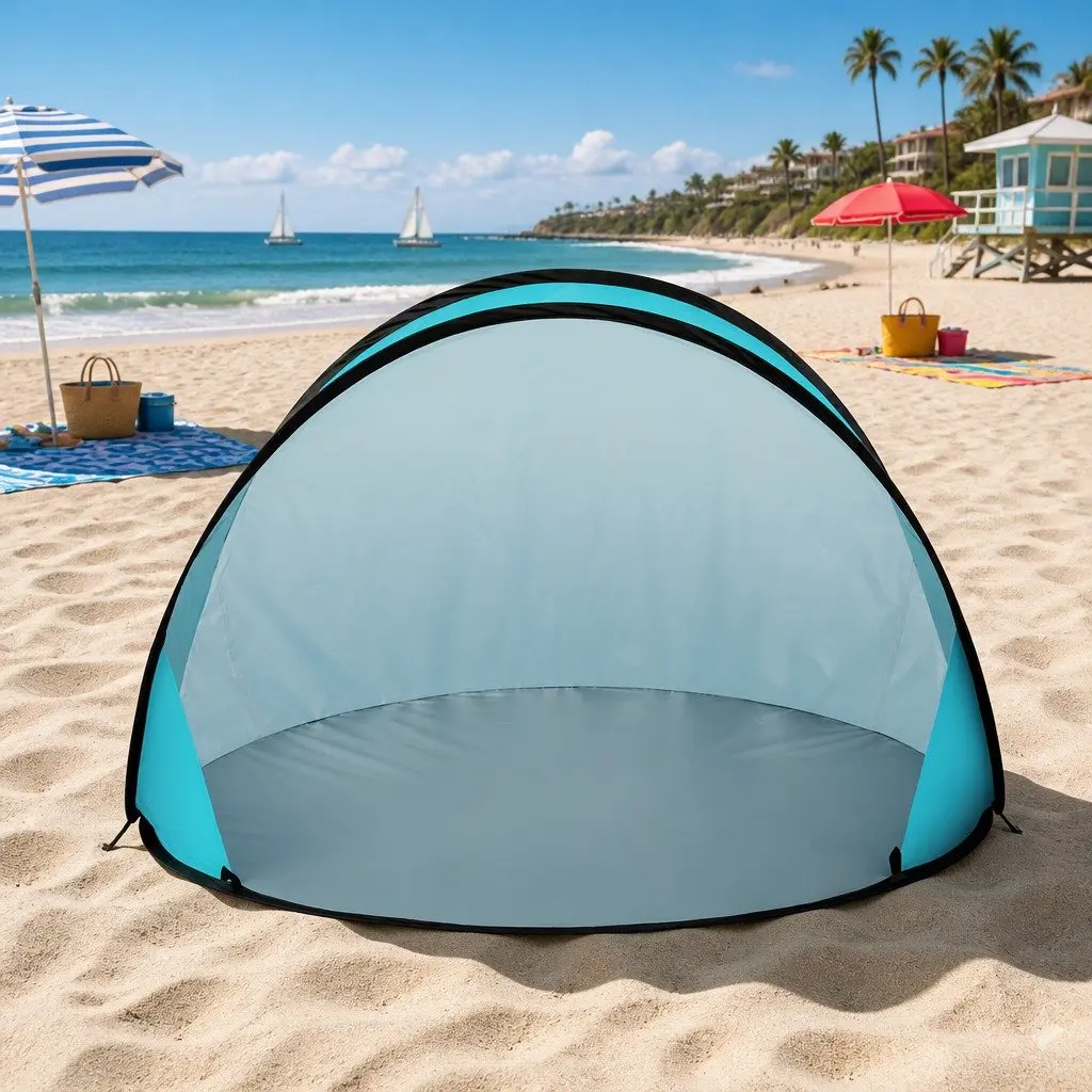 3-Person Pop Up Beach Tent for Outdoor Fun