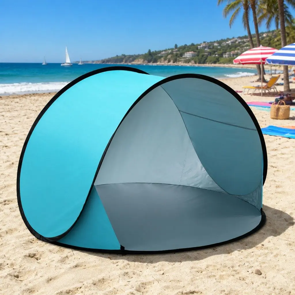 3-Person Pop Up Beach Tent for Outdoor Fun
