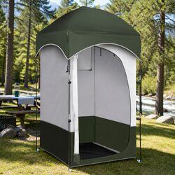 Portable Camping Shower and Changing Tent with Fiberglass Poles